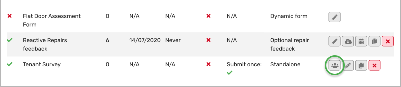 Manage standalone surveys