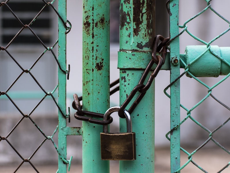 Padlocked Gate